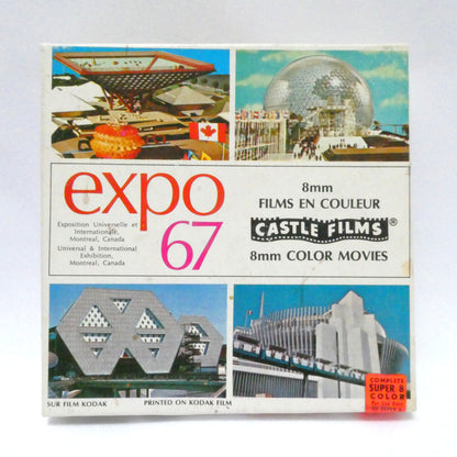 CANADIAN EXPO '67 Full-Colour Super 8mm Film Movie of the Montreal Quebec Events by Castle Films no. 9107