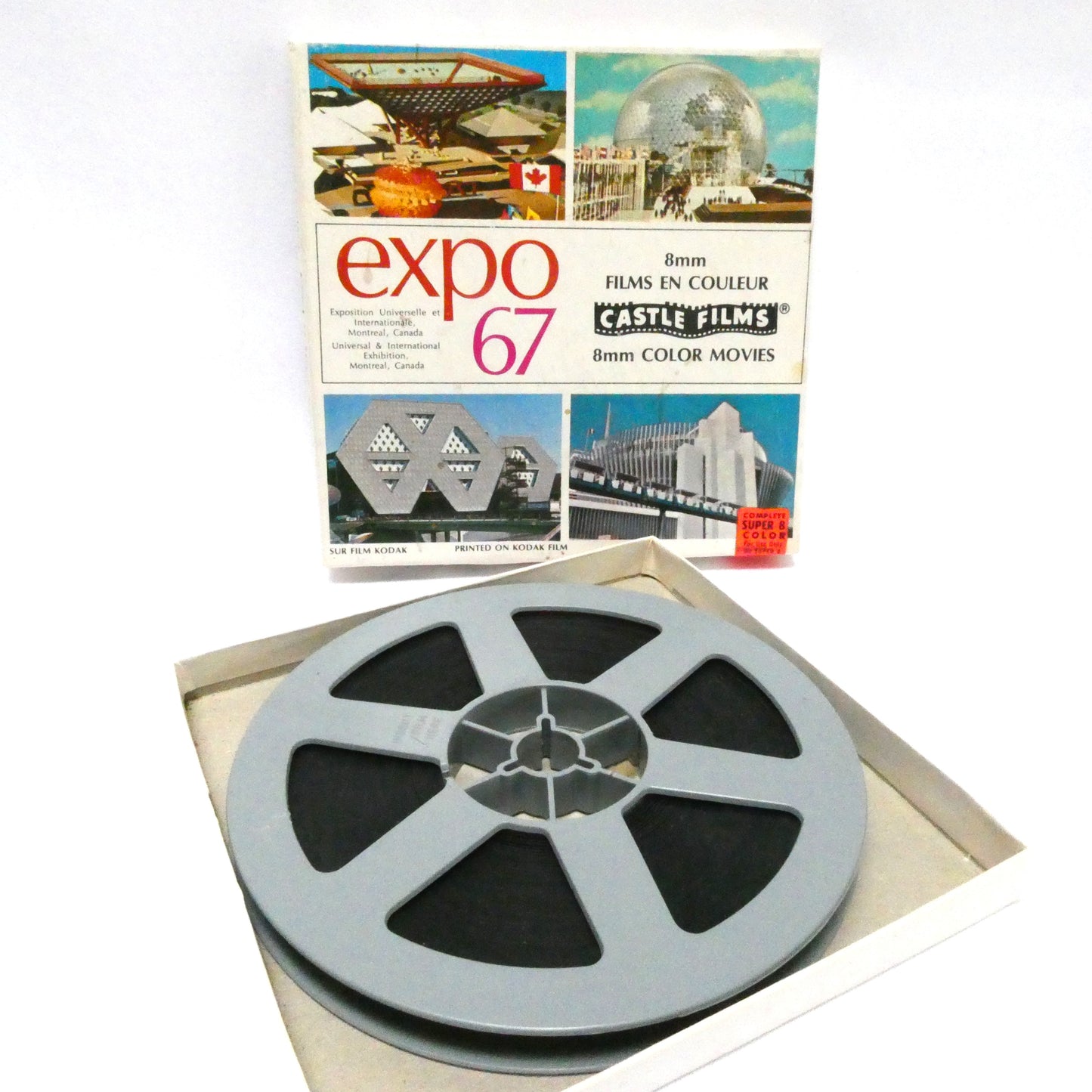 CANADIAN EXPO '67 Full-Colour Super 8mm Film Movie of the Montreal Quebec Events by Castle Films no. 9107