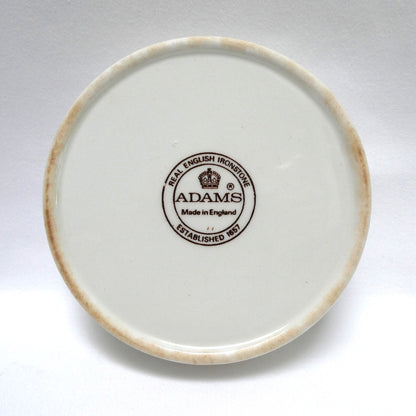 Vintage Adams Real English IRONSTONE TRINKET DISH, Featuring the 'Quality Grocers' Victorian City Scene