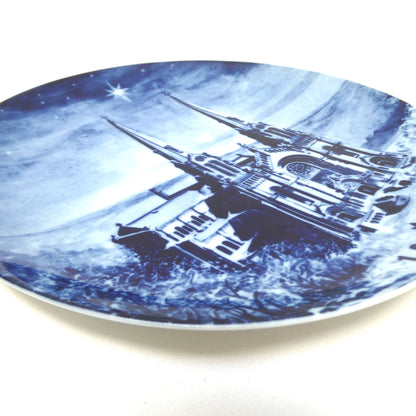 1975 Commemorative Plate Celebrating The Basilica of Sainte-Anne-de-Beaupré in Quebec, Made by Hutschenreuther of Germany