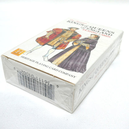 1992 DECK OF PLAYING CARDS, Vintage Kings and Queens of England: Brand New-Old Stock by The Heritage Playing Card Company of Belgium!