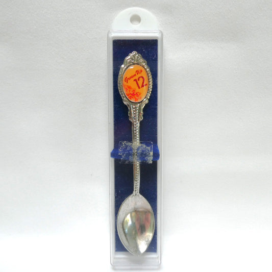 Vintage Collectible Souvenir Spoon in the Original Display Case: Entitled "GROWN UP 12"