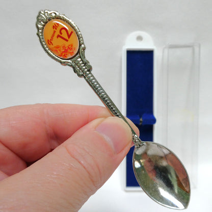 Vintage Collectible Souvenir Spoon in the Original Display Case: Entitled "GROWN UP 12"