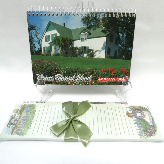 PRINCE EDWARD ISLAND Address Book and Note Pad Combo Special: Featuring Anne of Green Gables