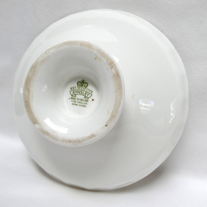 Aynsley Fine Bone China Commemorative Pedestal Dish Comport Celebrating the 1977 QEII Silver Jubilee