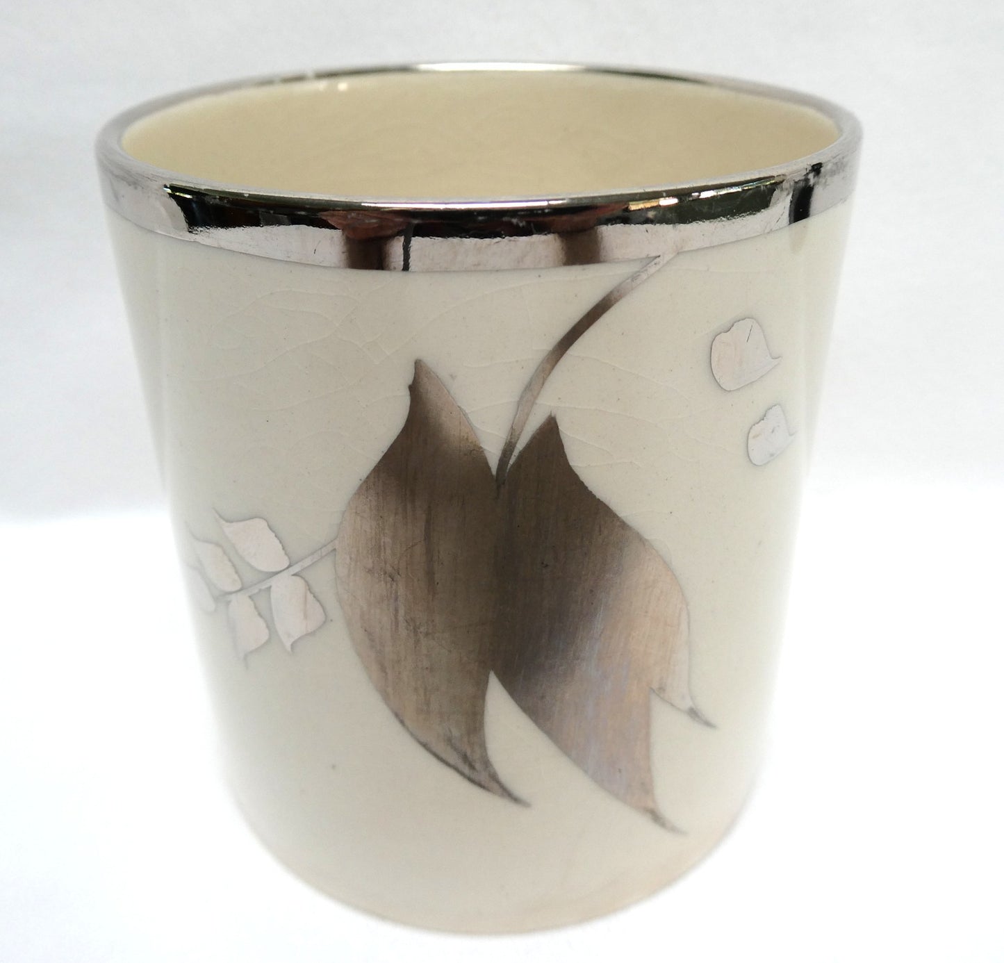 Sandland Silver Lusterware SMALL JAR / OPEN CUP (No Lid), by Sandland Ware of England