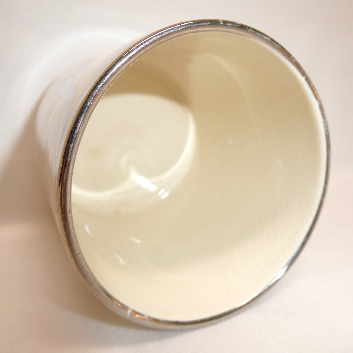 Sandland Silver Lusterware SMALL JAR / OPEN CUP (No Lid), by Sandland Ware of England
