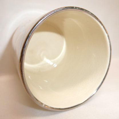 Sandland Silver Lusterware SMALL JAR / OPEN CUP (No Lid), by Sandland Ware of England