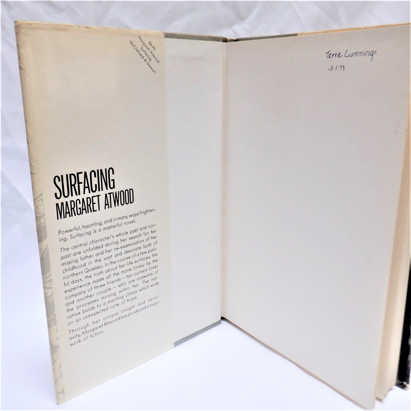 SURFACING, A Novel by Margaret Atwood (1972 1st Ed.)