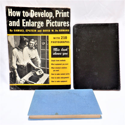 Vintage 3-Pack Photographic Book Special: HOW TO DEVELOP, PRINT AND ENLARGE PICTURES, AND DARKROOM GUIDE!