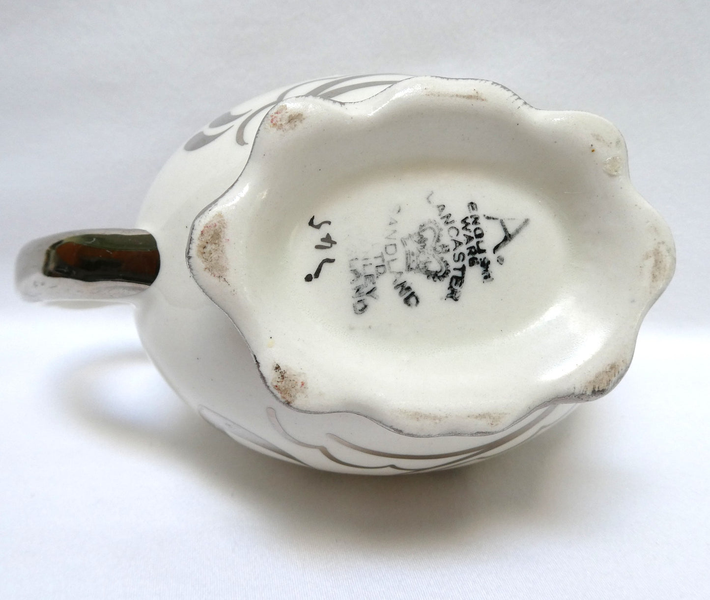 Sandland Silver Lusterware FLORAL DESIGN CREAMER, by Sandland Ware of England