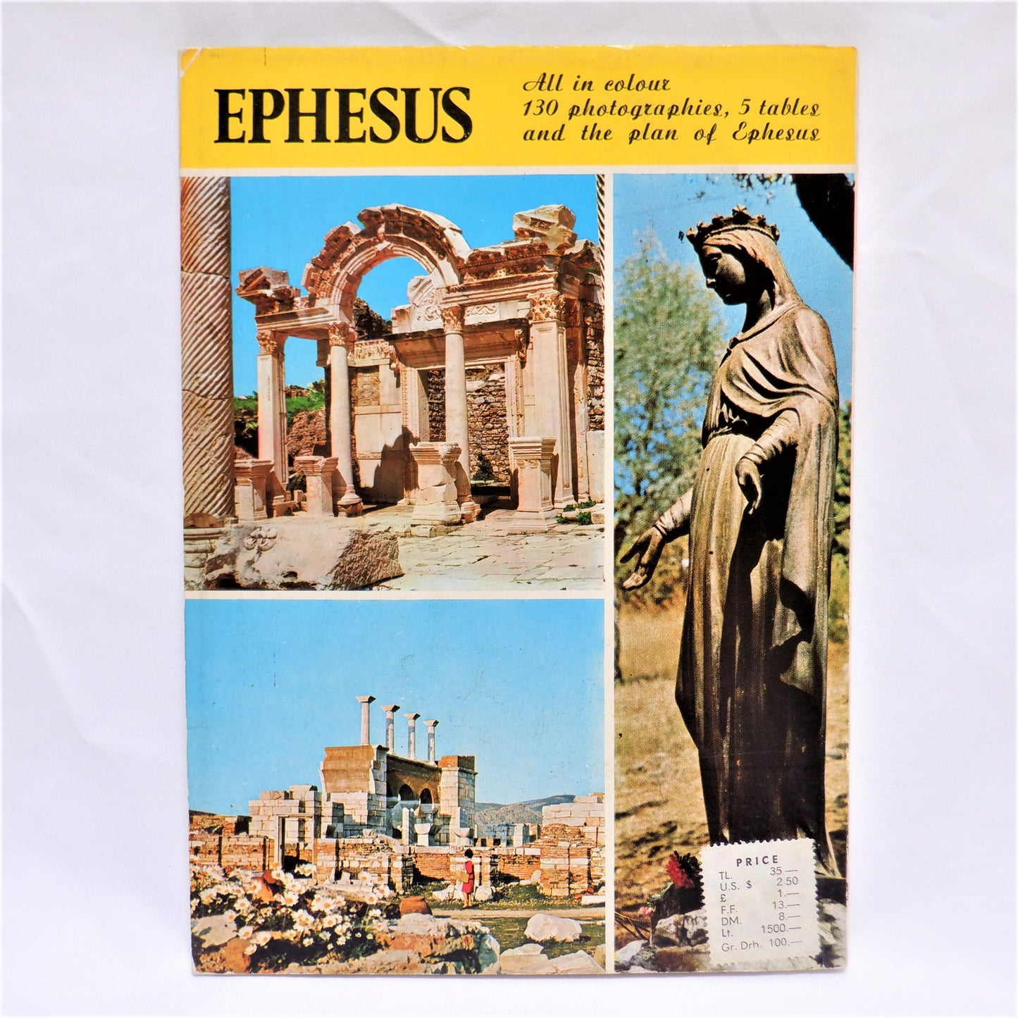 PHOTO TOURS OF EPHESUS, Turkey's Central Aegean Region, Guide Book with Pictures in Color, 1950's