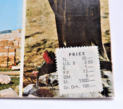 PHOTO TOURS OF EPHESUS, Turkey's Central Aegean Region, Guide Book with Pictures in Color, 1950's