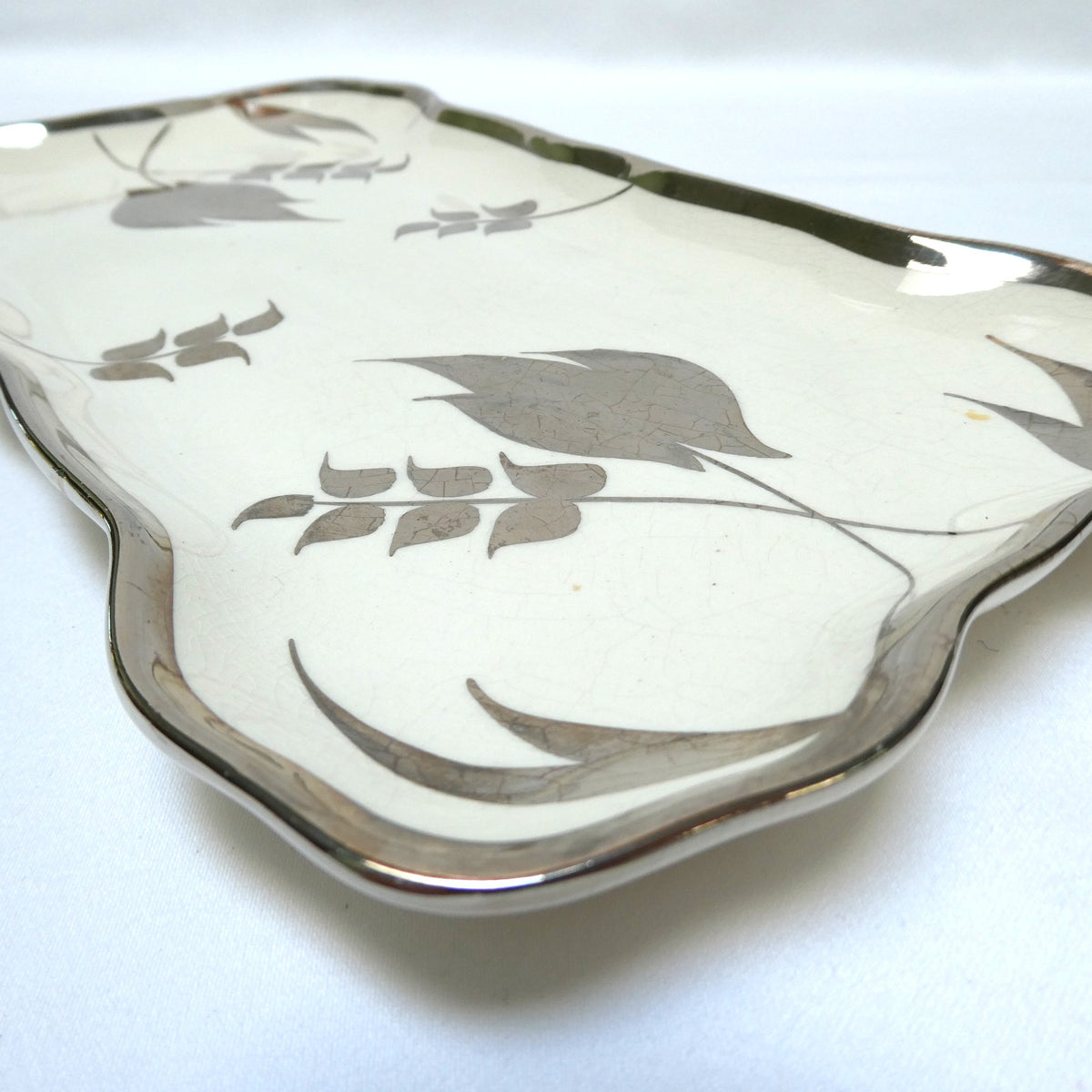 Sandland Silver Lusterware SMALL SERVING TRAY, by Sandland Ware of England