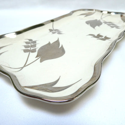 Sandland Silver Lusterware SMALL SERVING TRAY, by Sandland Ware of England
