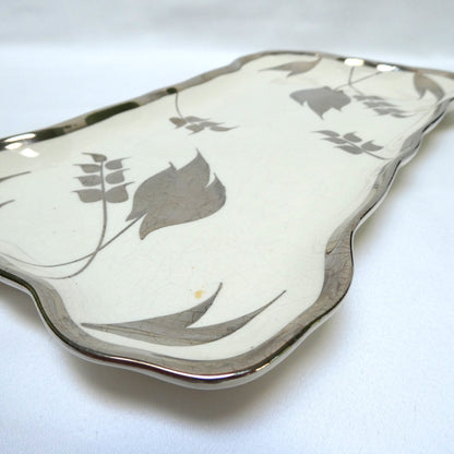 Sandland Silver Lusterware SMALL SERVING TRAY, by Sandland Ware of England