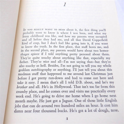 THE CATCHER IN THE RYE, A Novel by J.D. Salinger (Little, Brown & Company, Book Club Edition) 1951