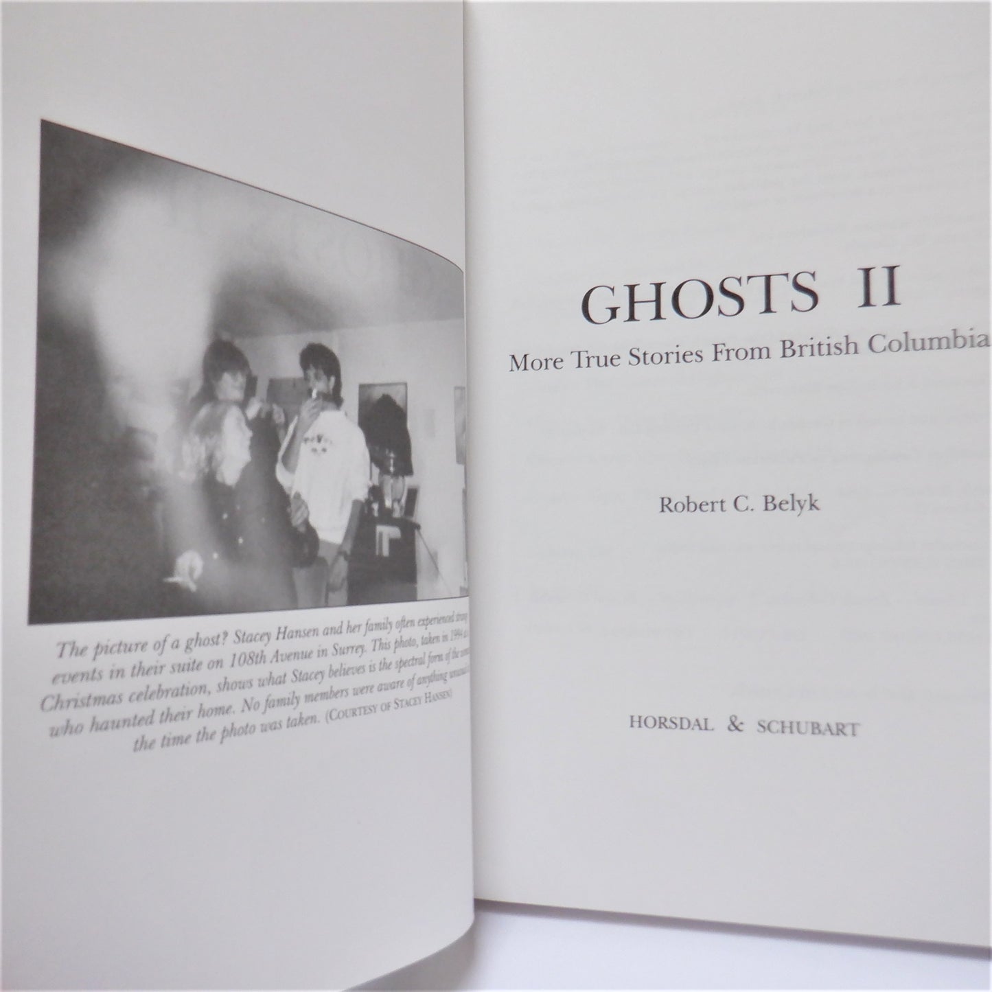 GHOSTS II, More True Stories From British Columbia, (1997 1st Ed.)