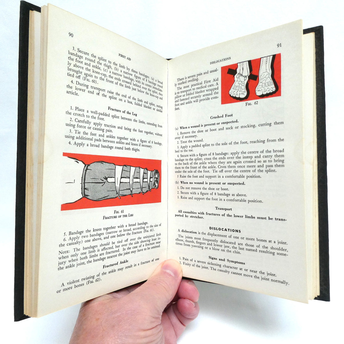 FIRST AID GUIDE, Hardcover Handbook by St. John's Ambulance, 1970