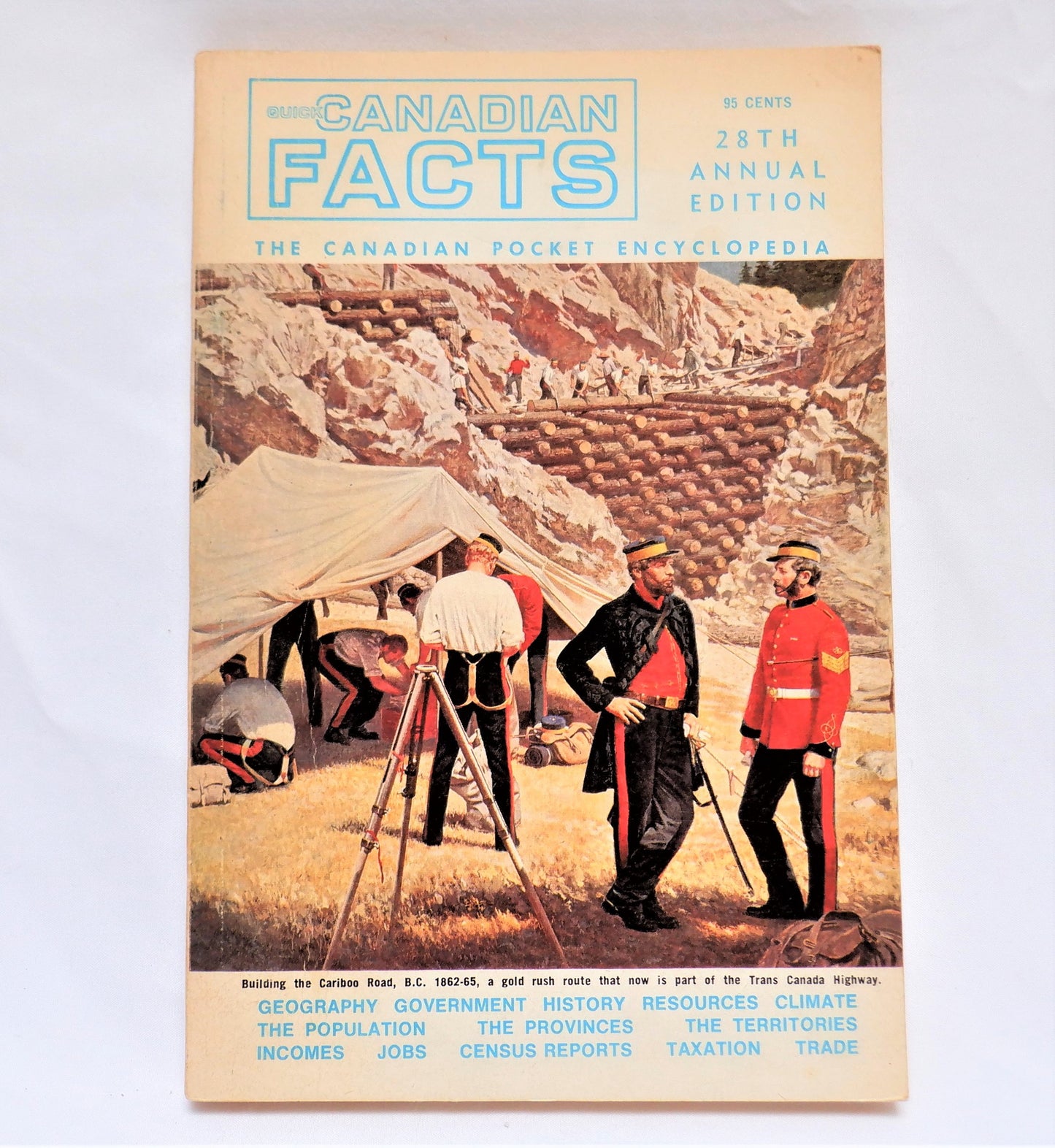 QUICK CANADIAN FACTS: The Canadian Pocket Encyclopedia (1972 1st Ed.)