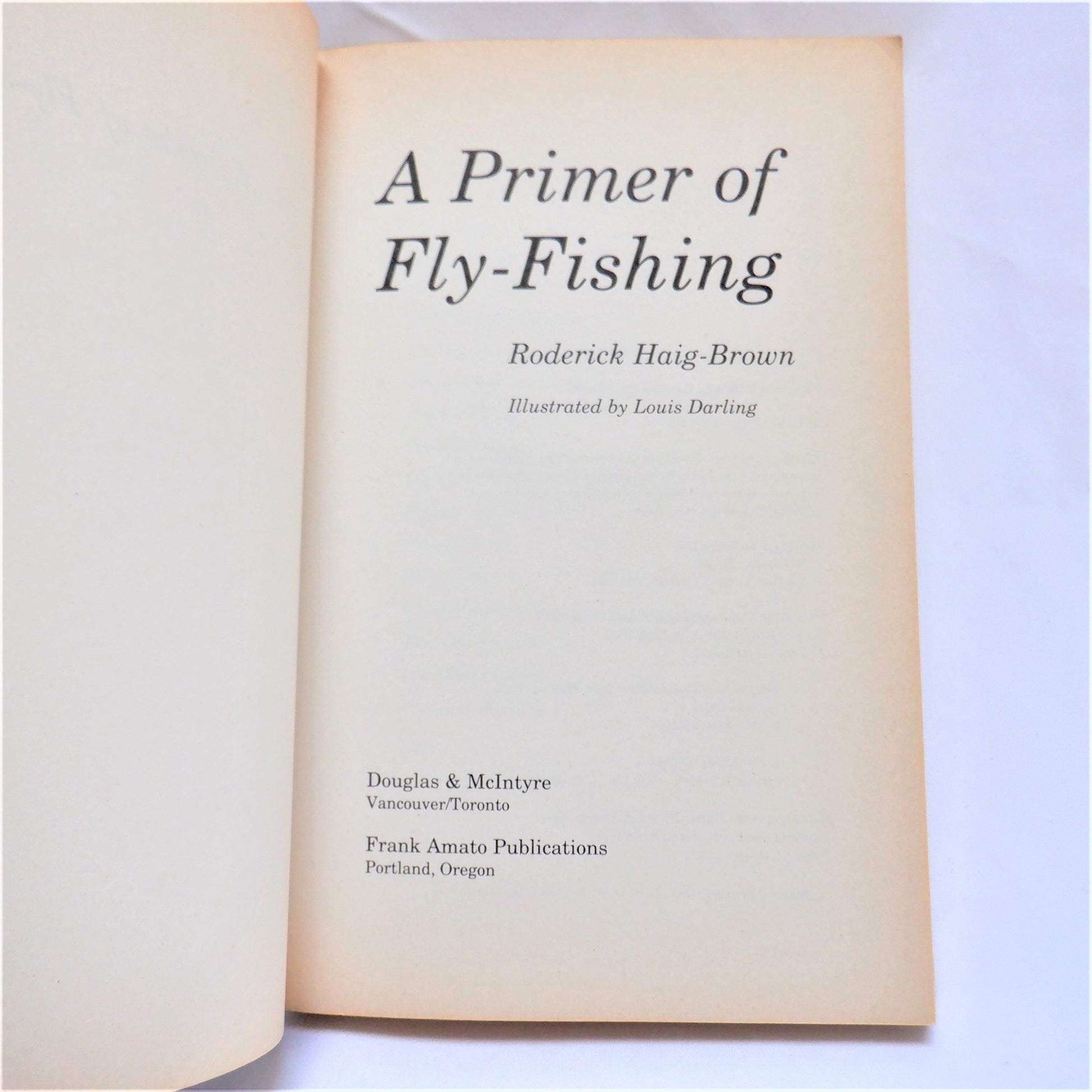 A Primer of Fly-fishing Roderick Haig-brown 1964 First Edition Hardcover  Flyfishing Handbook Outdoorsman Gift Dad Gift -  Canada