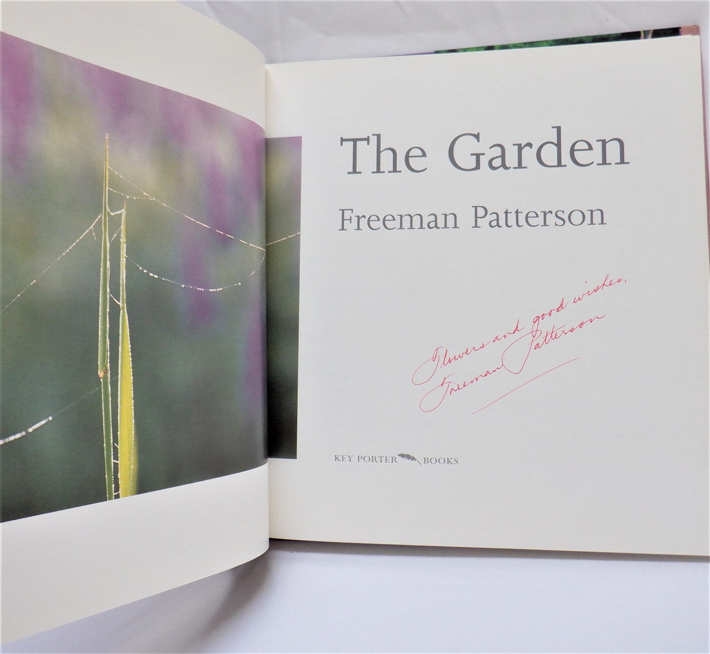 THE GARDEN, by Freeman Patterson (1st Ed. SIGNED)