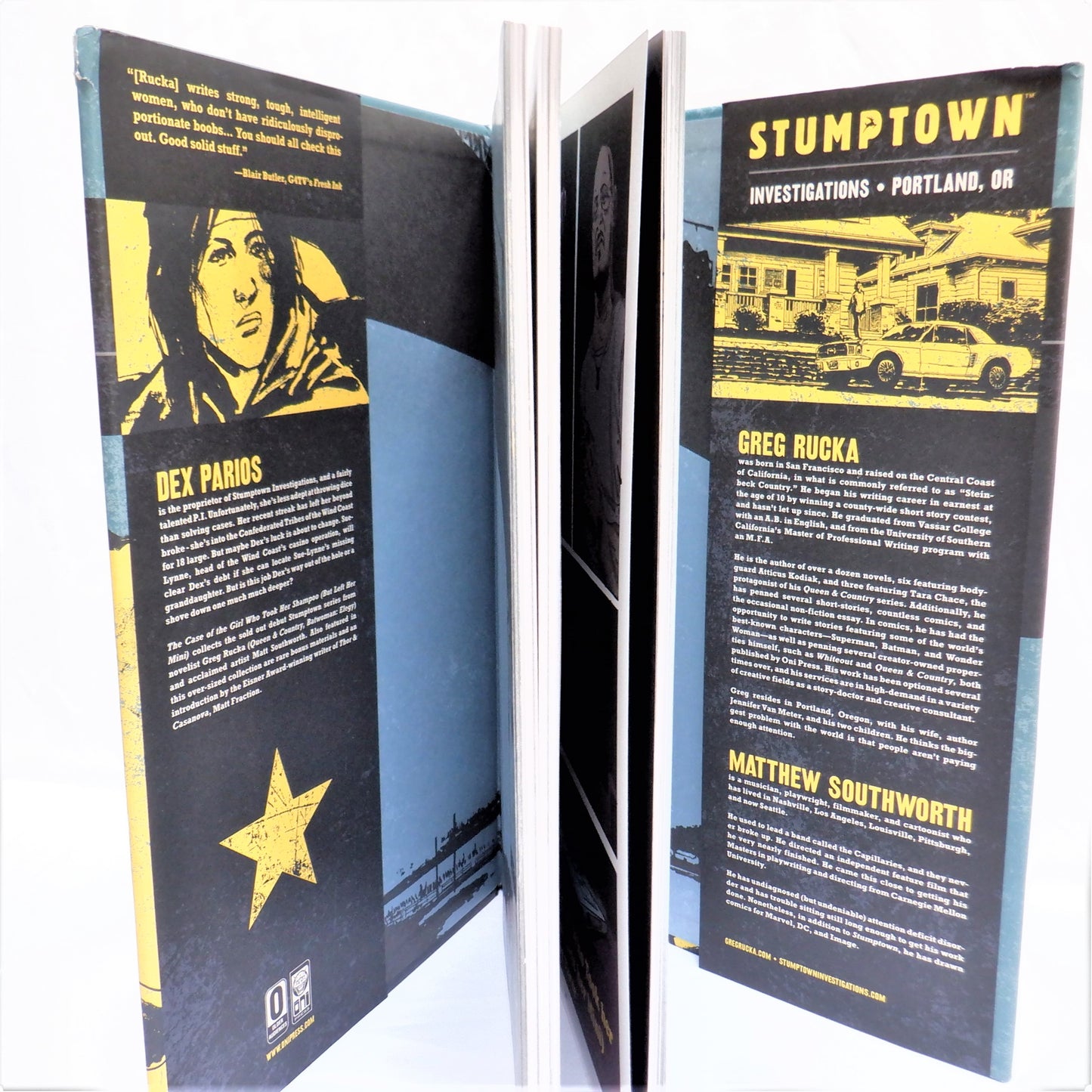 STUMPTOWN VOLUME ONE, The Case of the Girl Who Took her Shampoo, by Greg Rucka (2011 1st Ed.)