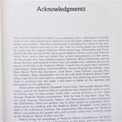 DANCING WITH THE WHEEL, The Medicine Wheel Workbook, by Sun Bear, Wabun Wind, and Crysalis Mulligan, 1992