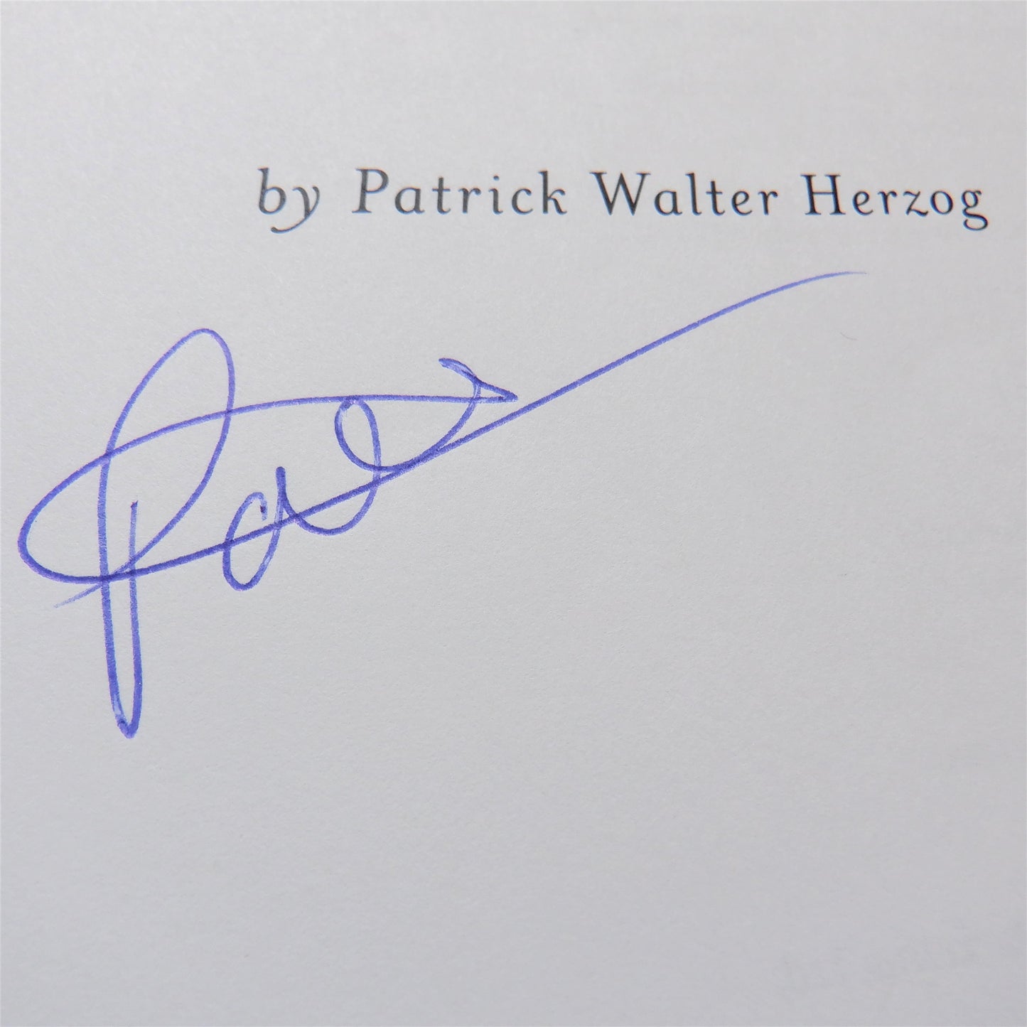 TIGER, TIGER, A LIFE RESTORED BY NATURE, by Patrick Walter Herzog (2018-Signed)