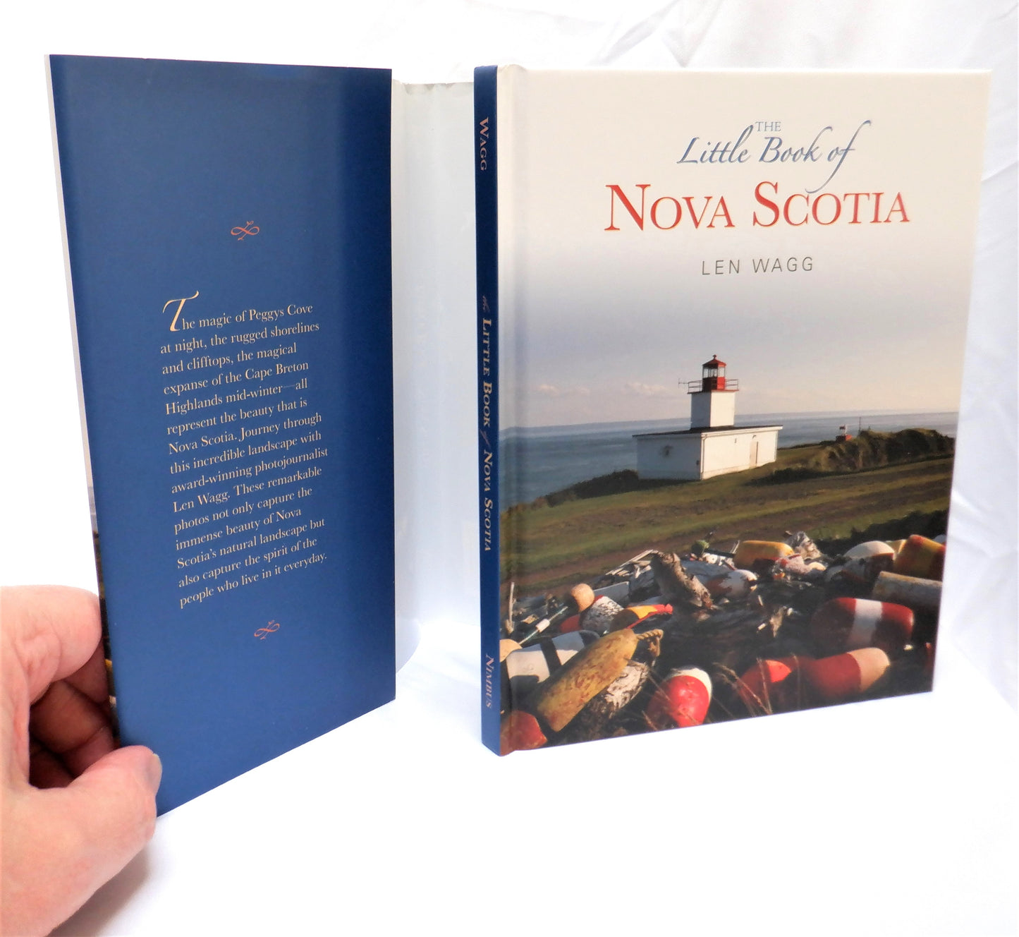 THE LITTLE BOOK OF NOVA SCOTIA, A Travel & Souvenir Photo Book by Len Wagg (2015 1st Ed.)