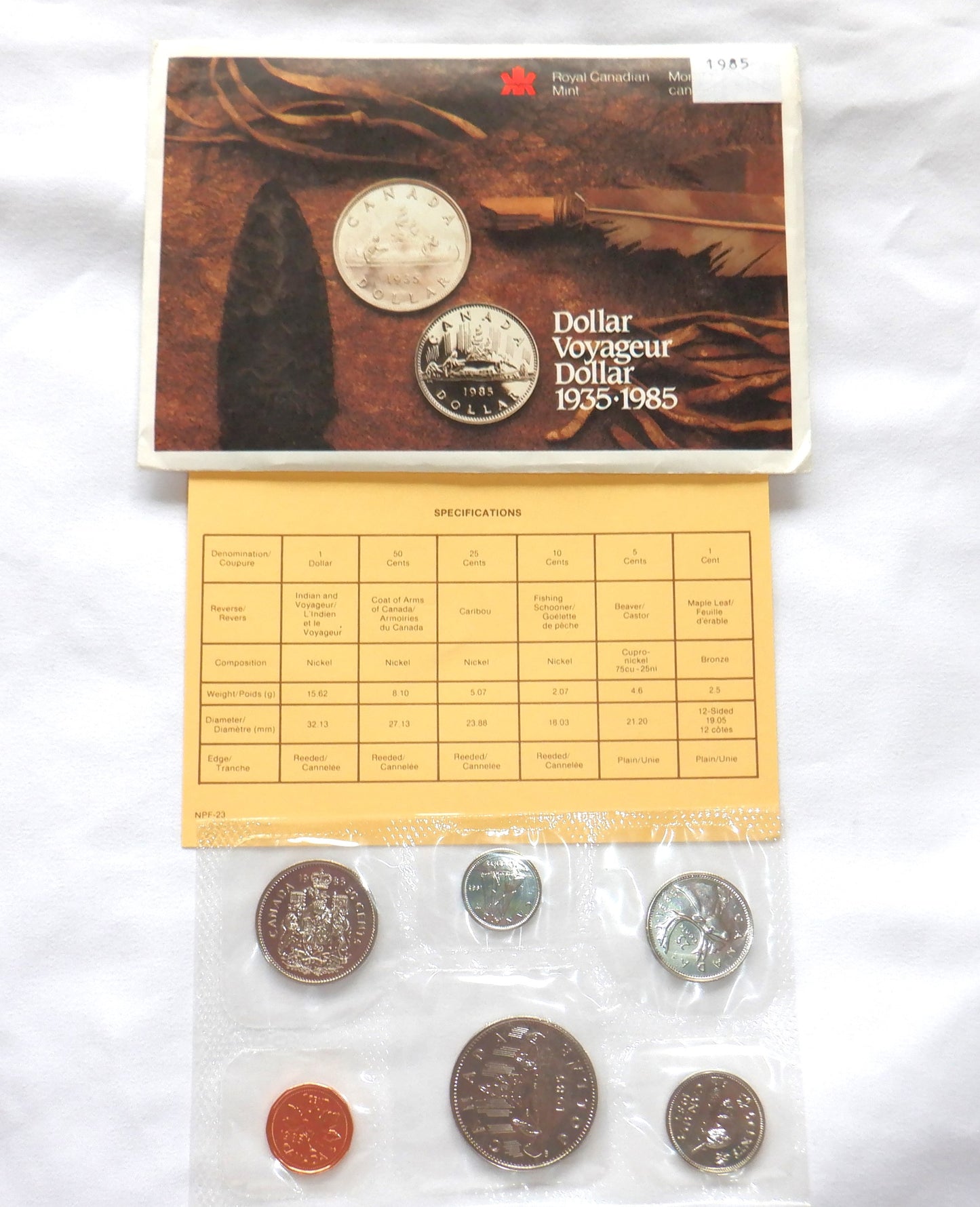 1985 Canadian 6-Coin Proof-Like Uncirculated Set