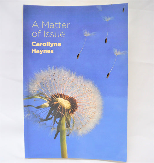 A MATTER OF ISSUE, A Novel by Carollyne Haynes (1st Ed. SIGNED)