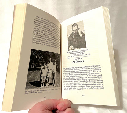 NEVER CHOP YOUR ROPE, A Story of British Columbia Logging and the People Who Logged, by Joe Garner (1989 1st Ed.)