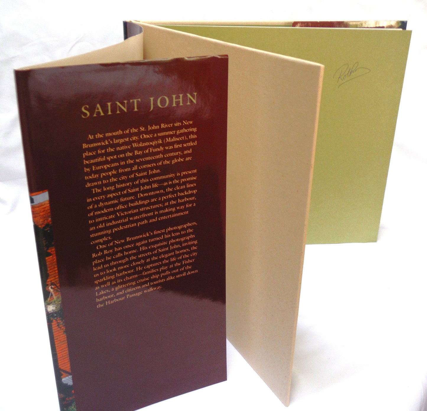 SAINT JOHN, New Brunswick, Photography by Rob Roy (1st Ed. SIGNED)
