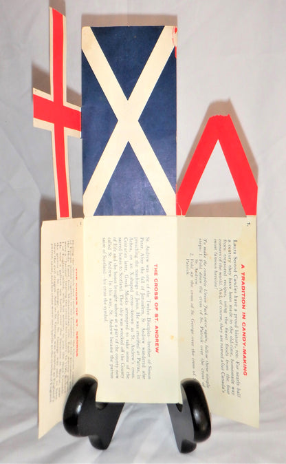 HISTORY OF THE UNION JACK: A Brochure by The Laura Secord Chocolate Company, 1930's