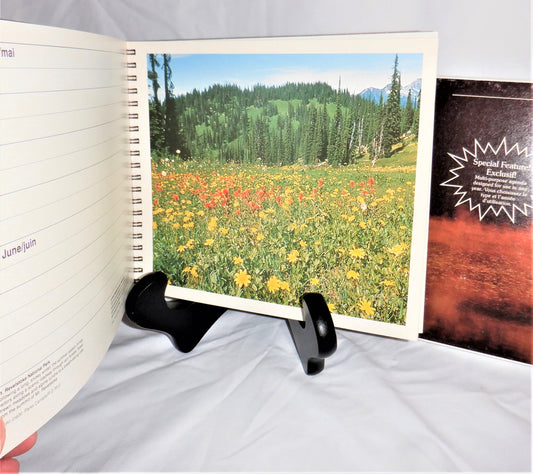 Vintage 1985 Blank Date Agenda Book (For Use in Any Year), Celebrating THE NATIONAL PARKS OF CANADA 1885-1985 Centennial Anniversary