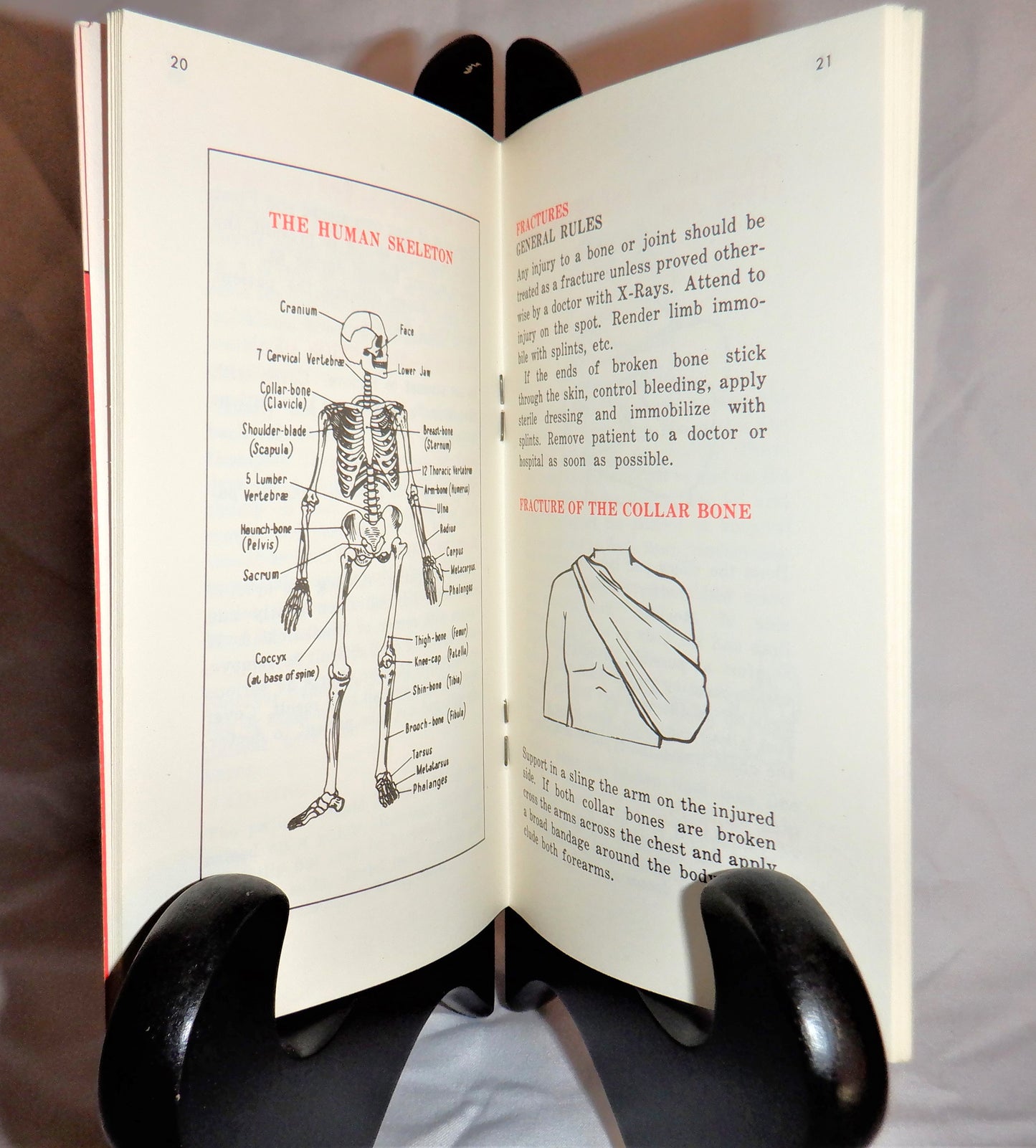 VINTAGE FIRST AID POCKET HANDBOOK, by The St. John Ambulance & The Sun Life Assurance Co. of Canada, 1960's