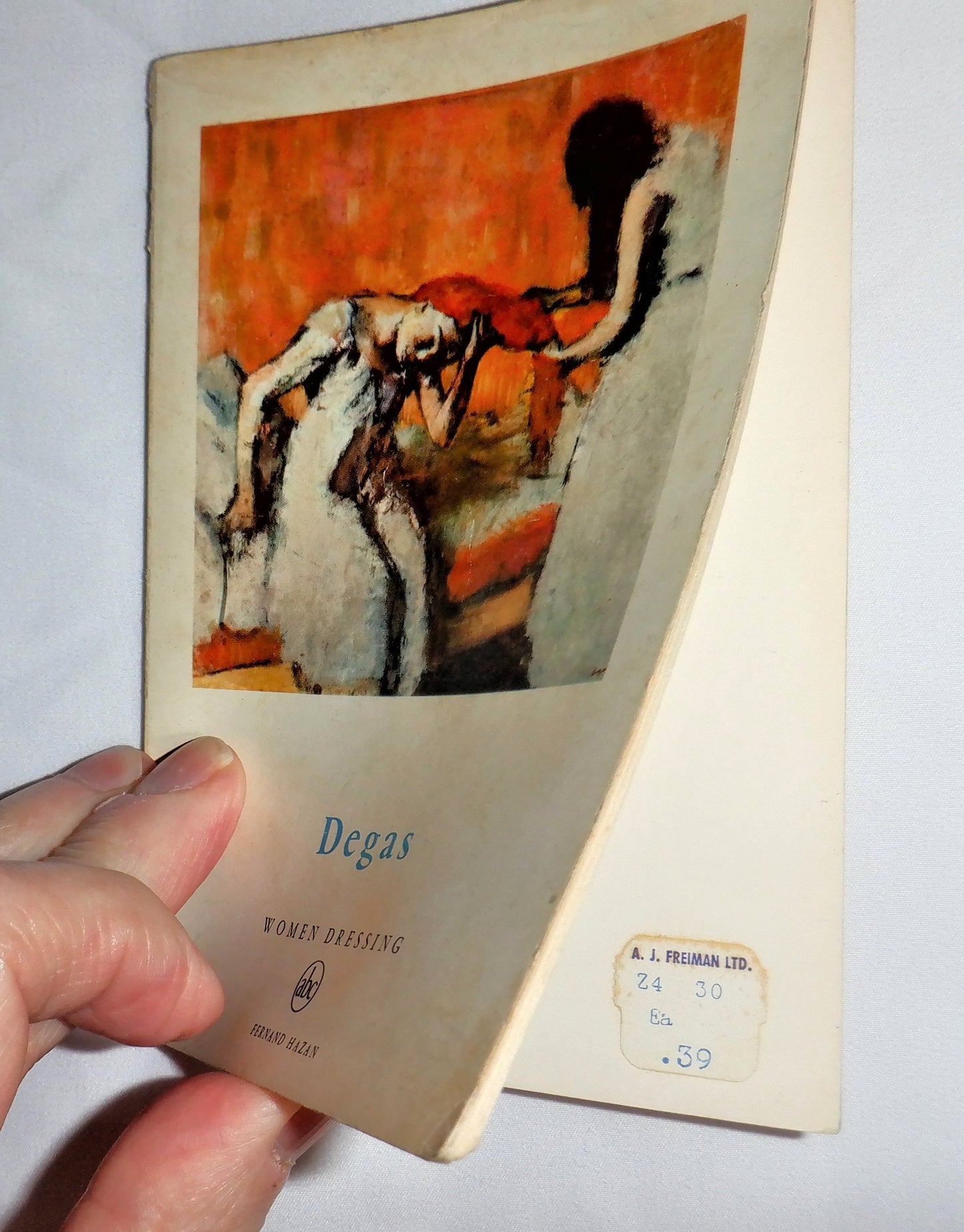 WOMEN DRESSING BY DEGAS: une petite encyclopedie de l'art by Fernand Hazan, 1958