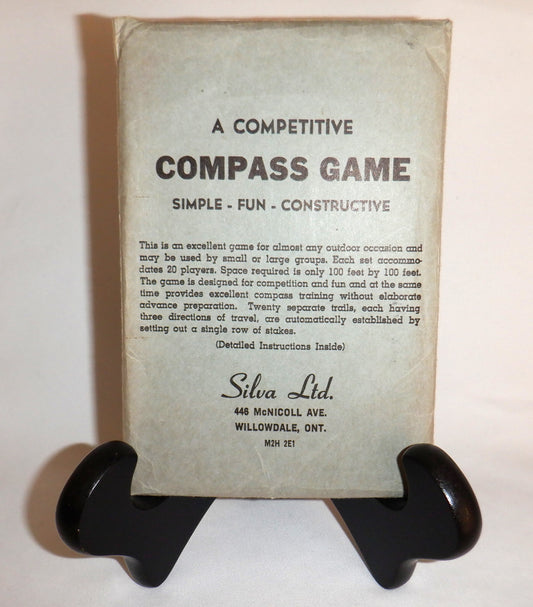 THE COMPASS GAME, A Competitive Game for Boy Scouts & Girl Guides, by Silva Limited Canada, 1970's