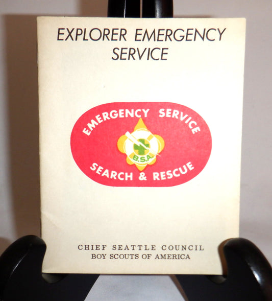 Boy Scouts of American, Chief Seattle Council, Explorer Emergency Service Booklet, 1960's