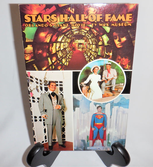 SIX FLAGS - STARS HALL OF FAME, Orlando's Giant Movie-TV Wax Museum Visitor Souvenir Guide Book, 1978