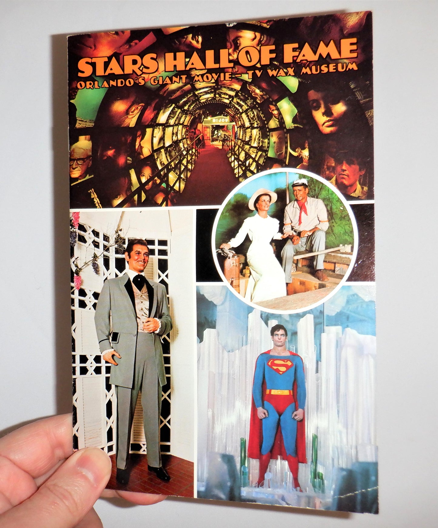 SIX FLAGS - STARS HALL OF FAME, Orlando's Giant Movie-TV Wax Museum Visitor Souvenir Guide Book, 1978