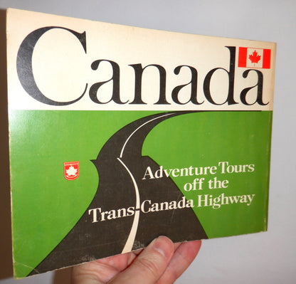 CANADA CAR TRAVEL GUIDE, Adventure Tours Off The Trans Canada Highway, by the Ministry of Industry, 1970's