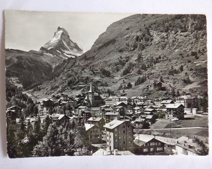 POSTCARD, Set of 1, The Famous Matterhorn in Zurich, SWITZERLAND