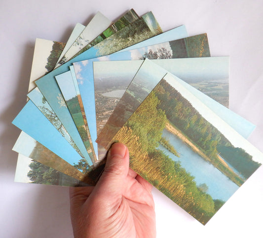 POSTCARD, Set of 12, Various Vintage Vorumaa Rural Scenes Postcards from ESTONIA