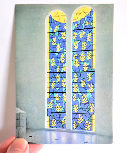 POSTCARD, Set of 9, Vintage Colour Photographs by HENRI MATISSE, of The Chapelle du Rosaire a Vence, RARE!