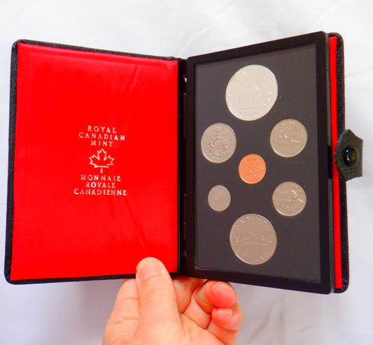 1976 Double Dollar 7-Coin CDN Prestige Set: LIBRARY OF THE CANADIAN PARLIAMENT 100th Anniversary