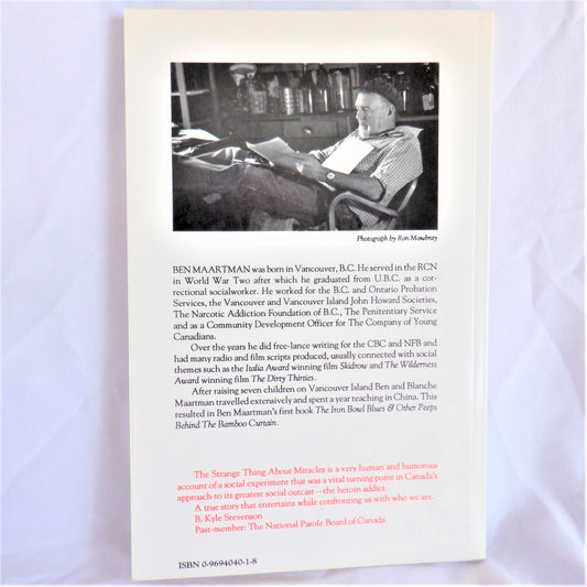 THE STRANGE THING ABOUT MIRACLES, Stories by Ben Maartman (1st Ed. SIGNED)