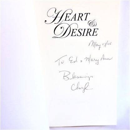 HEART & DESIRE, An Olympian's Journey of Faith, by Cheryl Howard (1st Ed. SIGNED)