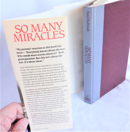 SO MANY MIRACLES, A Compelling Story of Love, Determination and Survival, by Saul Rubinek  (1st Ed. SIGNED)